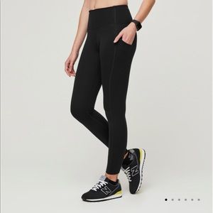 FIGS Performance Underscrub Legging black leggings spandex pant - size small